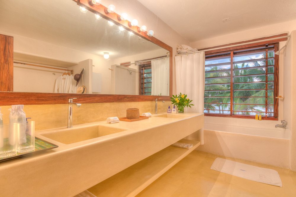 The primary bathroom